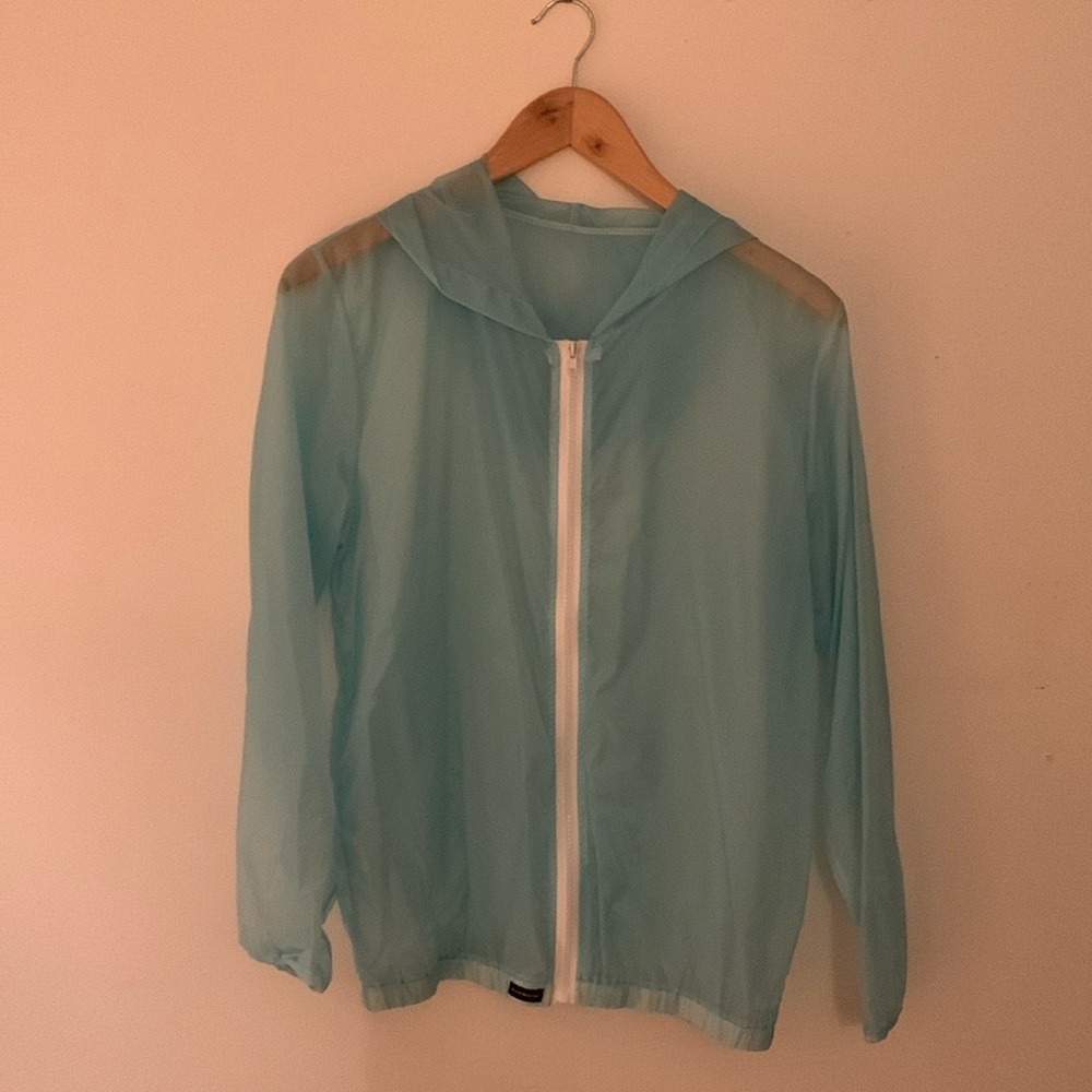 Zip-up parachute hoodie